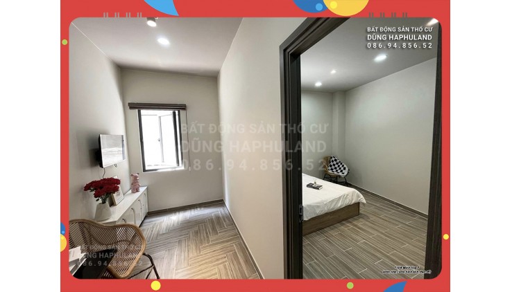 GV. CHDV 37P, TN tới 200 triệu/th. 10.8M x 22M, 5T, TM, hẻm 8M, gần Công viên Làng Hoa.